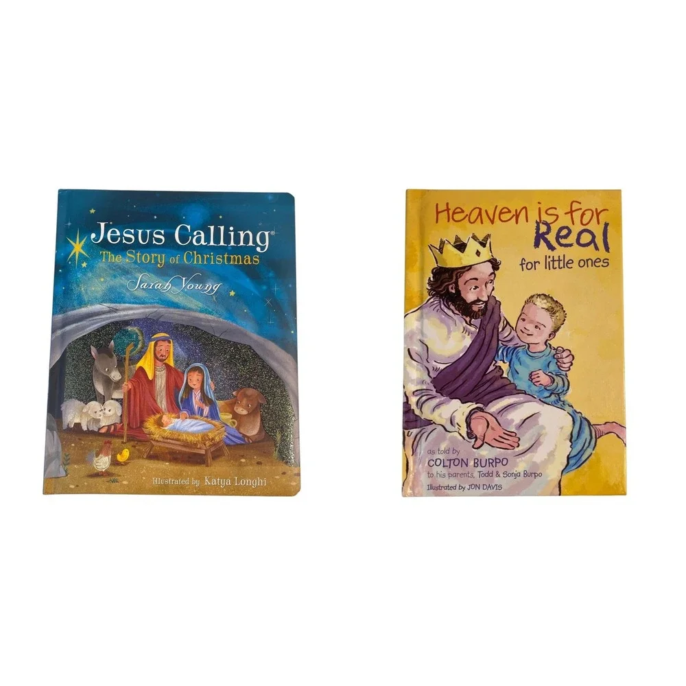 Jesus Calling Christmas Story & Heaven is for Real Little Ones Kids Books WPA18G
